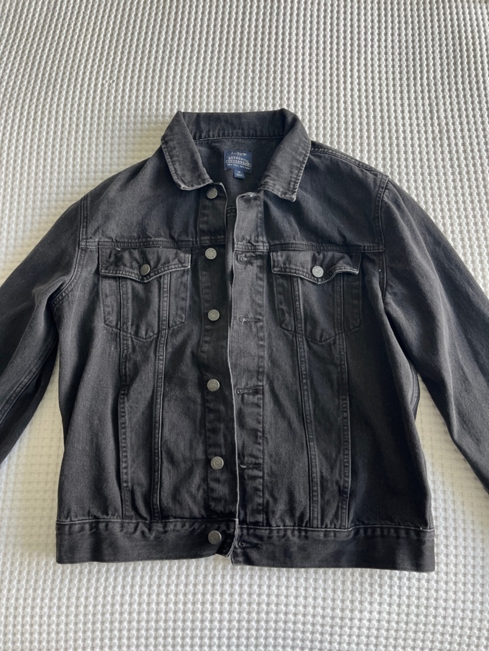 J.Crew Black Denim Jacket